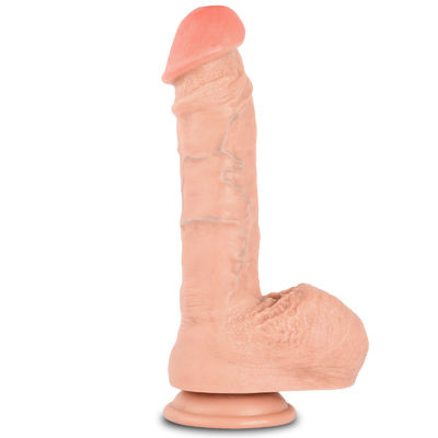 Goede prijs Hypoallergeen Vrouwelijk PVC Realistisch Dildo Seksspeeltje Levensechte Pik OEM online