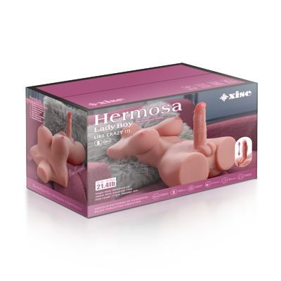 Bon prix Jouet de torse de godemichet vibrant pour adulte Ladyboy avec de gros seins, 21,5 lb, chargement USB en ligne