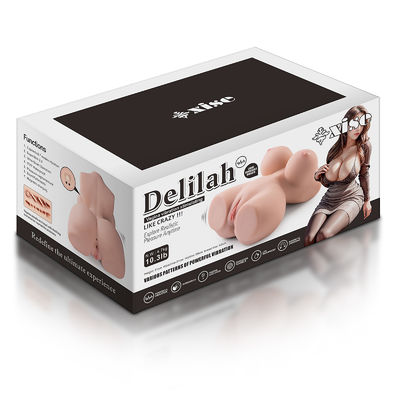 Buen precio Muñeca sexual XISE higiénica, torso BBW, juguete, 10 velocidades de vibración, certificado RoHS en línea