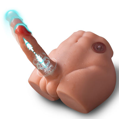 Bon prix Dildo réaliste télescopique vibrant avec mouvement de va-et-vient, jouets pour le torse et les fesses, 2,7 kg XISE en ligne