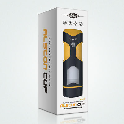 Goede prijs TPR Stotende Roterende Mannen Handsfree Masturbator Cup Speelgoed 28cm online